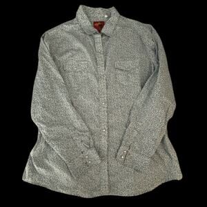 Rodeo Clothing Co Floral Pearl Snap Western Button Down Shirt Women 2XL